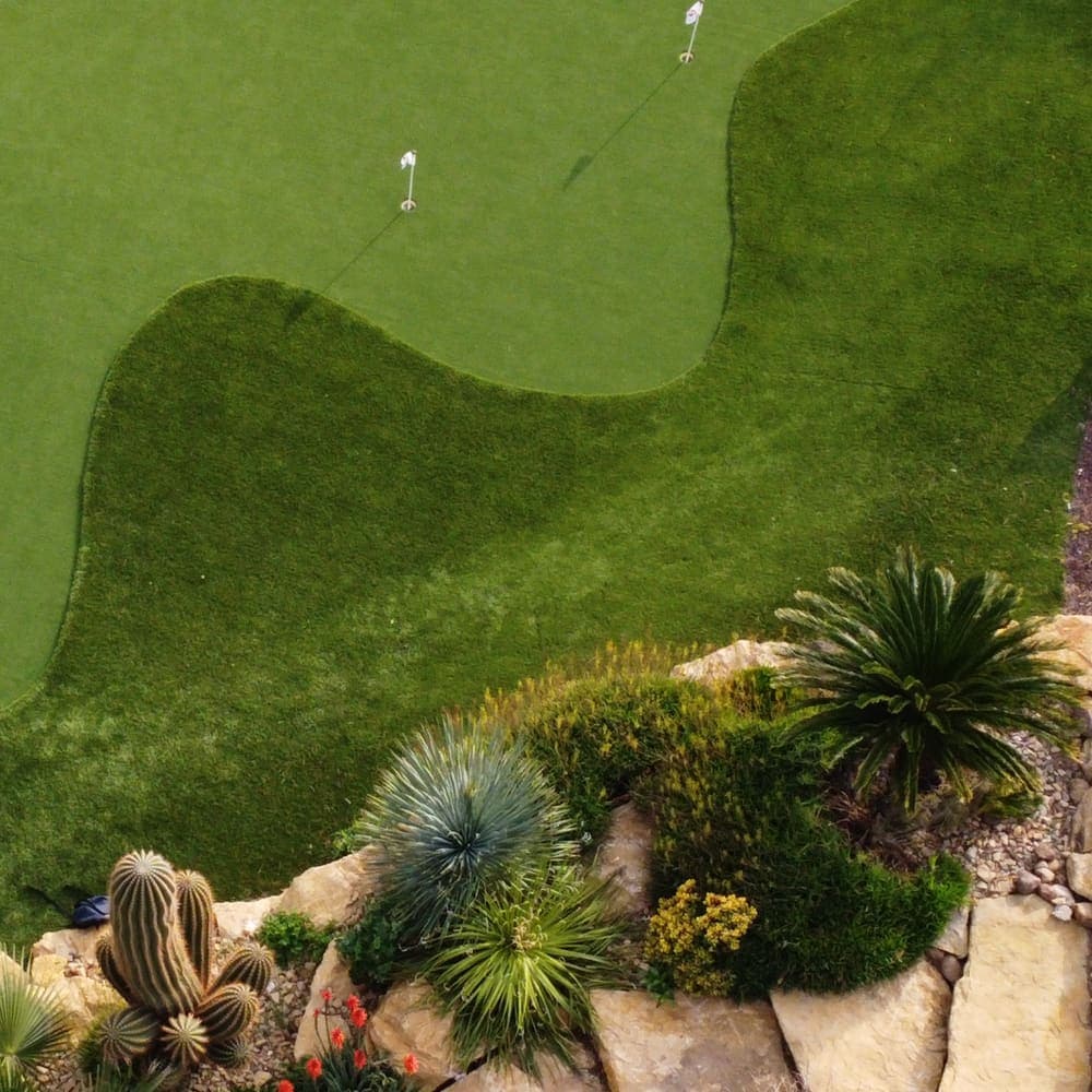 Corsican Practice Green, synthetic putting green in Corsica, France